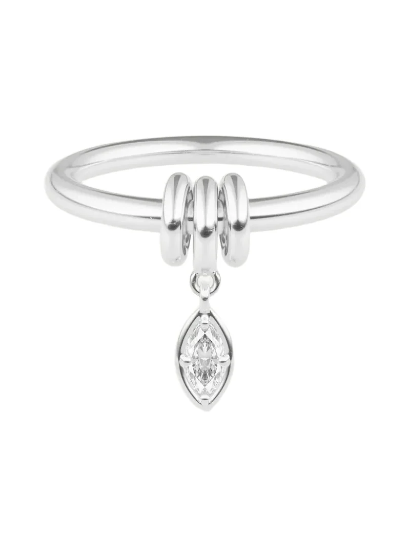Pia Sterling Silver Marquise Diamond Ring Pia Sterling Silver Marquise Diamond Ring