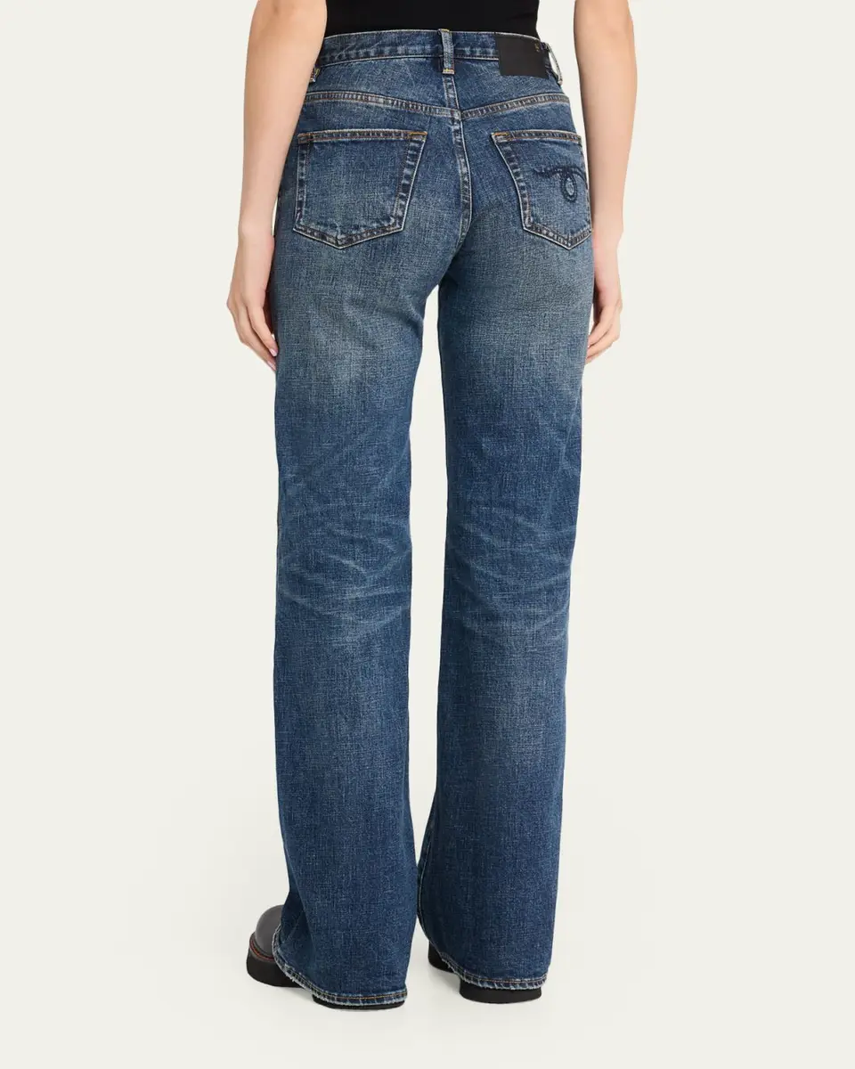 R13 Jane High-Rise Straight Jeans | Thumbnail 3 R13 Jane High-Rise Straight Jeans | Thumbnail 3