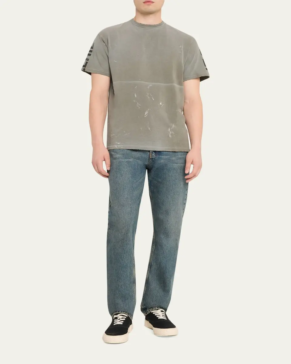 GALLERY DEPARTMENT Men's Painted French Collector Logo Jersey T-Shirt | Thumbnail 2