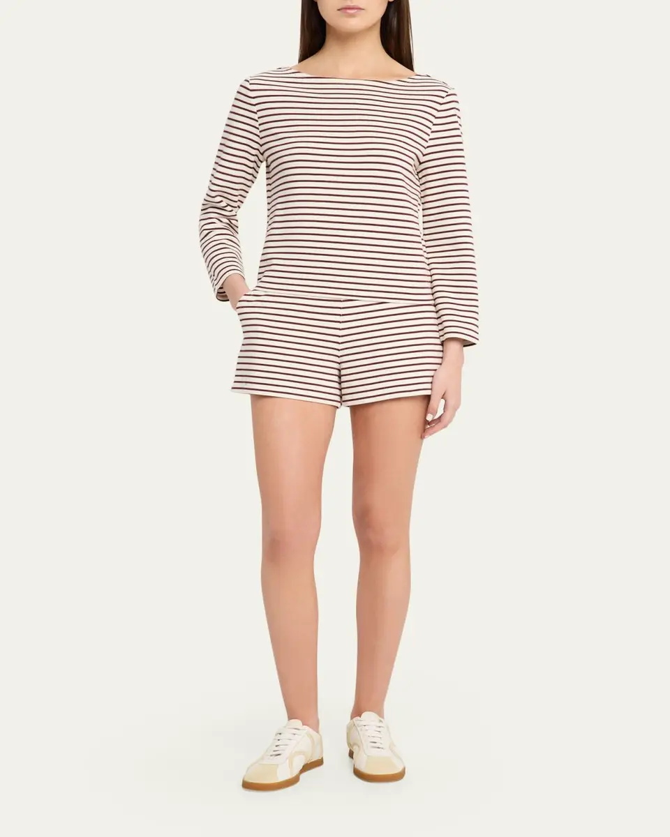 Veronica Beard Hovey Striped Knit Top | Thumbnail 2 Veronica Beard Hovey Striped Knit Top | Thumbnail 2