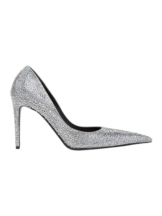 105mm Skull Embellished Leather Pumps 105mm Skull Embellished Leather Pumps