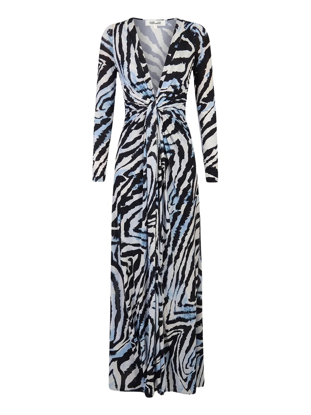 Sasha Animal-Print Plunging Jersey Maxi Dress Sasha Animal-Print Plunging Jersey Maxi Dress