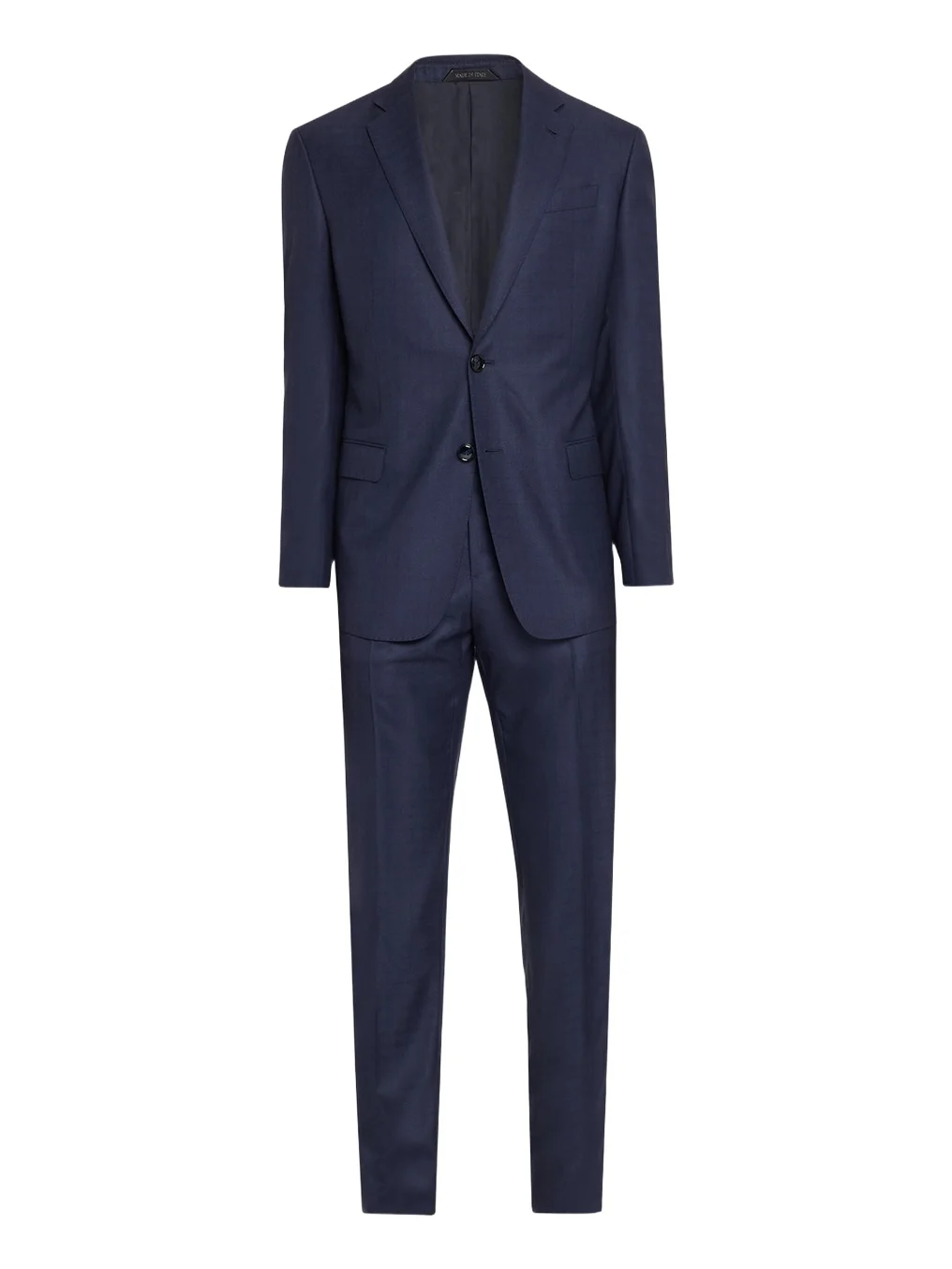 Men's Soft Line Textured Wool Two-Piece Suit