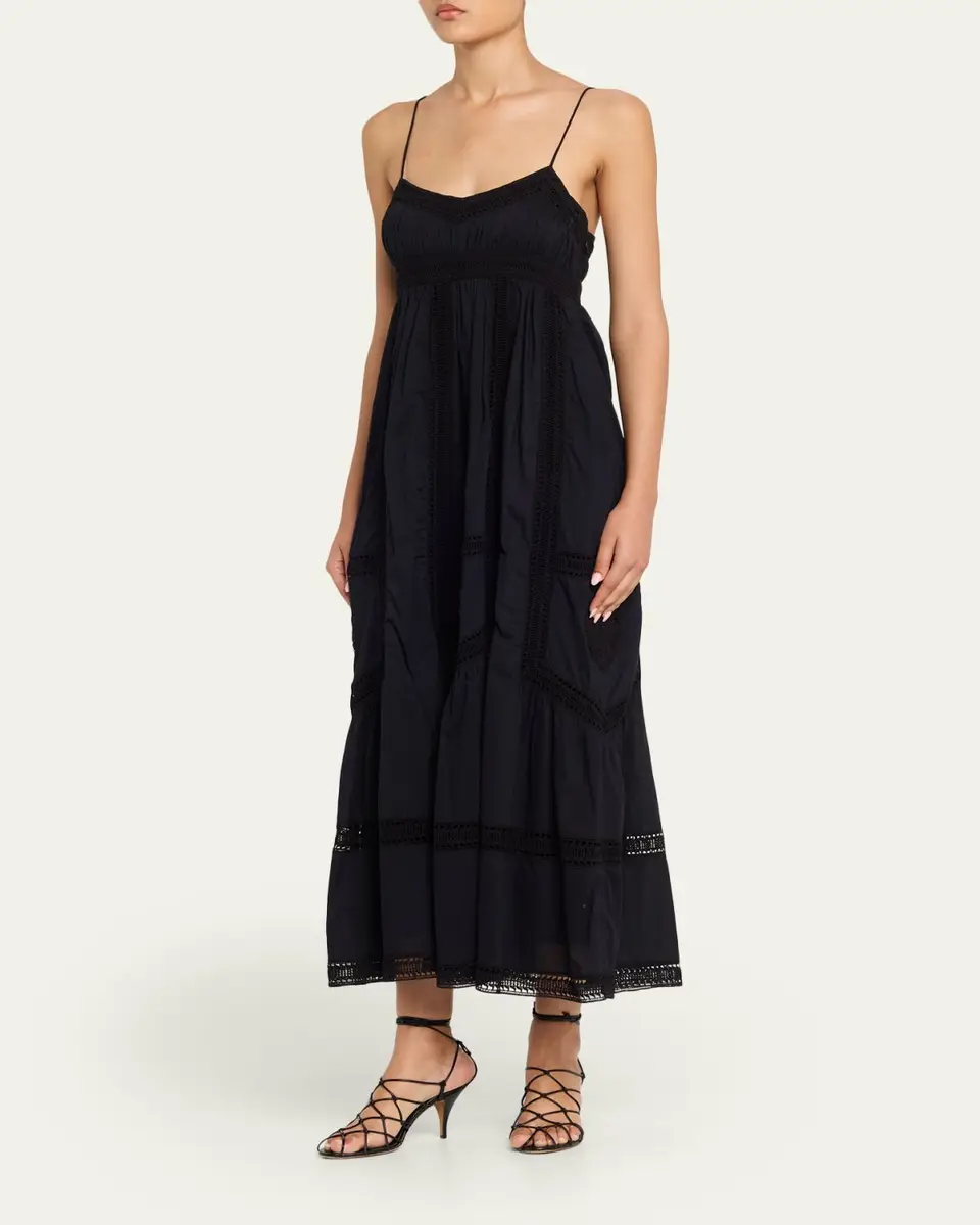 Ulla Johnson Romilly Embroidered Cotton Maxi Dress | Thumbnail 4