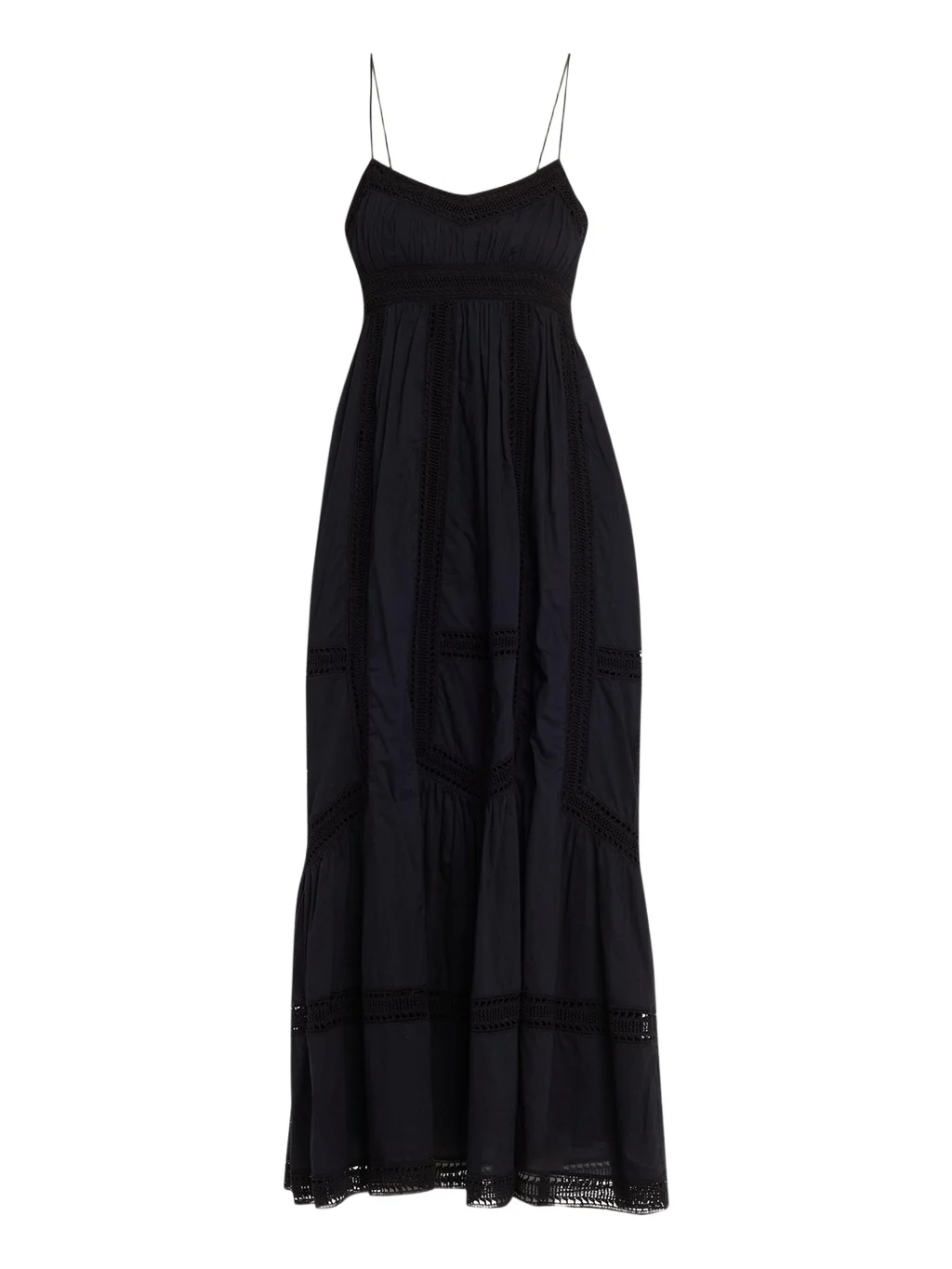 Romilly Embroidered Cotton Maxi Dress