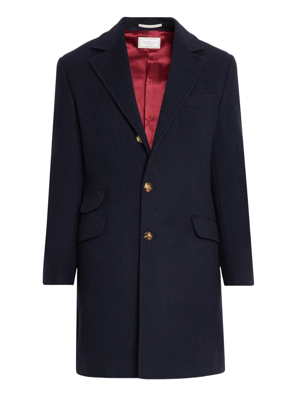 Brunello Cucinelli Men's Cashmere Single-Breasted Topcoat
