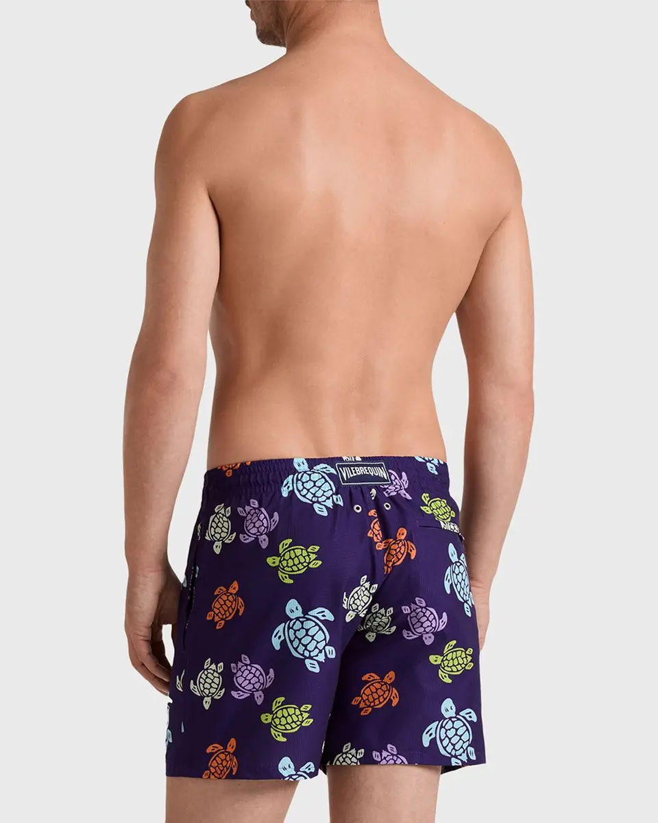 Vilebrequin Men's Tortues Micro-Perforated Ultra-Light Swim Trunks | Thumbnail 3 Vilebrequin Men's Tortues Micro-Perforated Ultra-Light Swim Trunks | Thumbnail 3