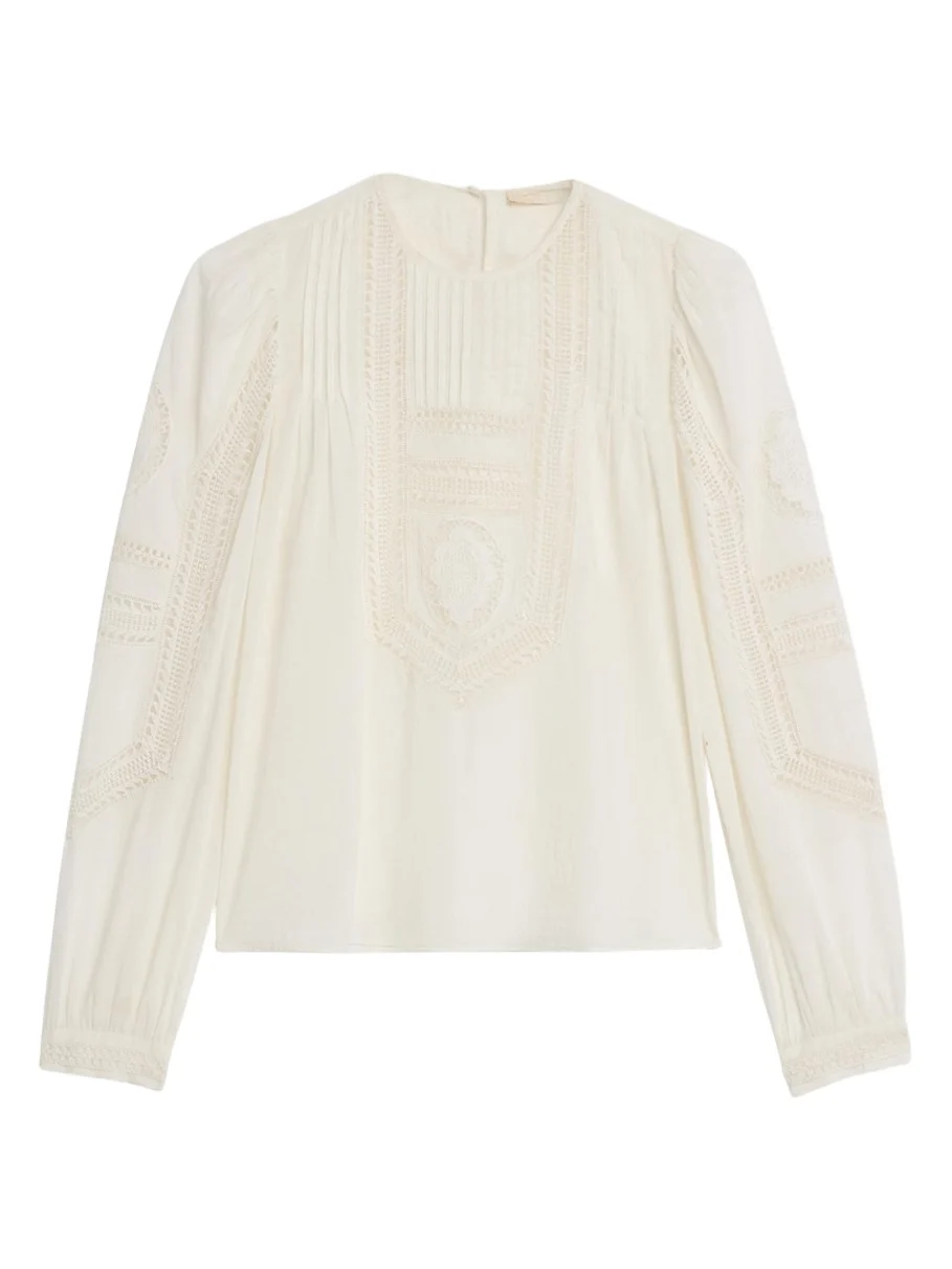 Marlowe Embroidered Long-Sleeve Blouse Marlowe Embroidered Long-Sleeve Blouse