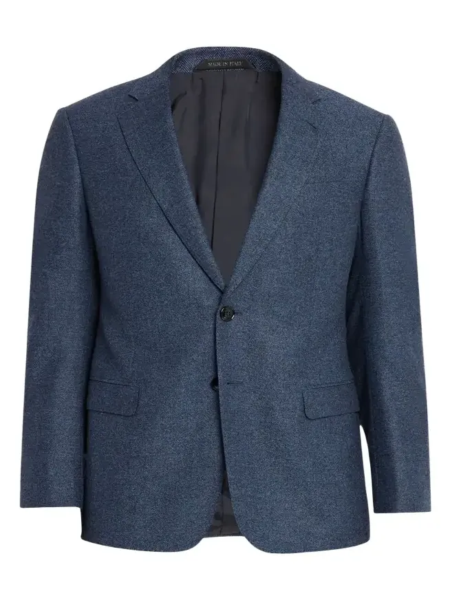 Men's Soft Line Chevron Single-Breasted Sport Coat