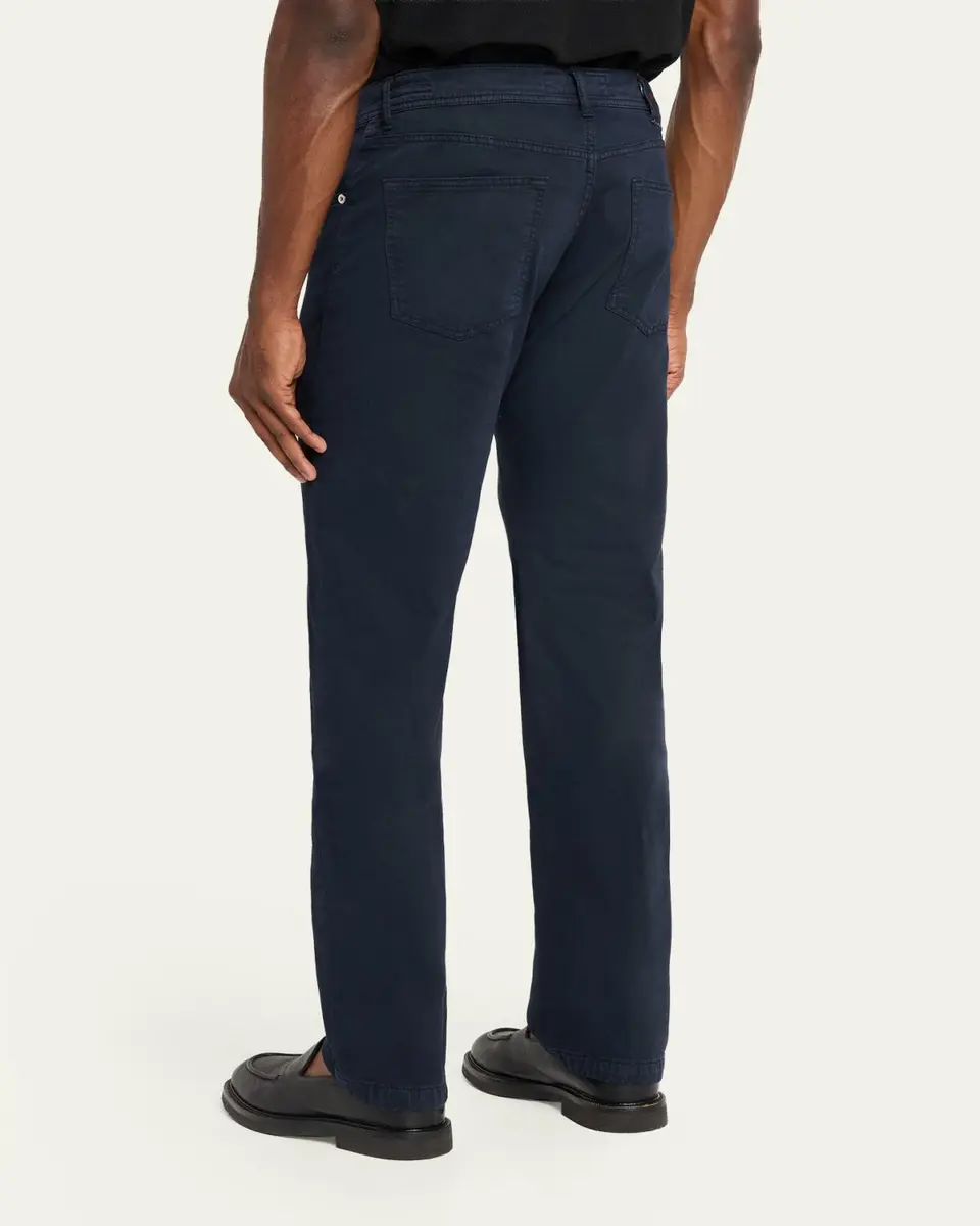 Kiton Men's Cotton and Cashmere Stretch Slim Five-Pocket Pants | Thumbnail 3 Kiton Men's Cotton and Cashmere Stretch Slim Five-Pocket Pants | Thumbnail 3