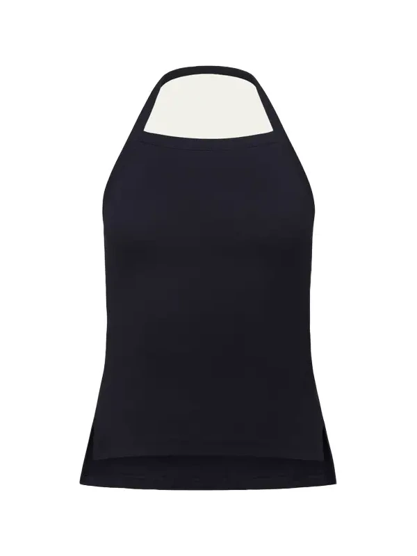 Clovis Rib-Knit Halter Top Clovis Rib-Knit Halter Top