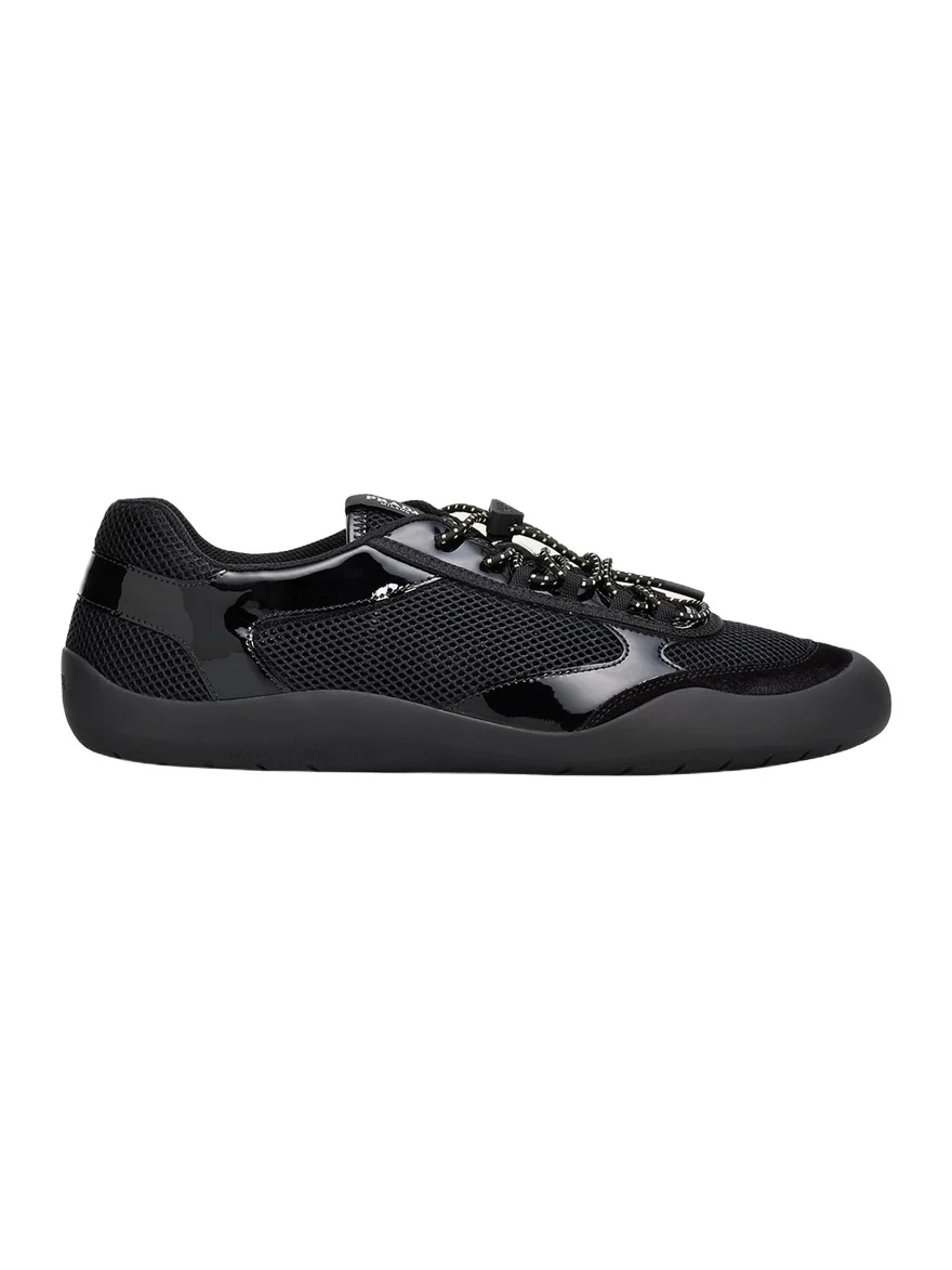 Prada Men's Speedrock Leather and Mesh Sneakers