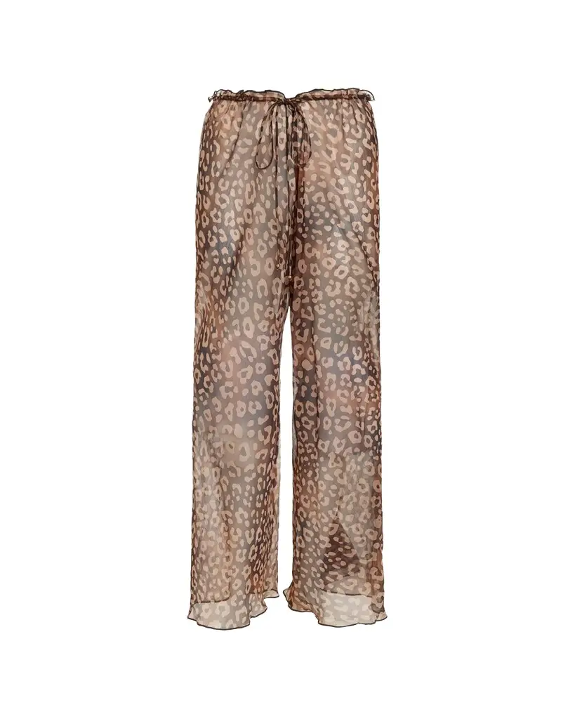 Ramy Brook Alayna Leopard Coverup Pants
