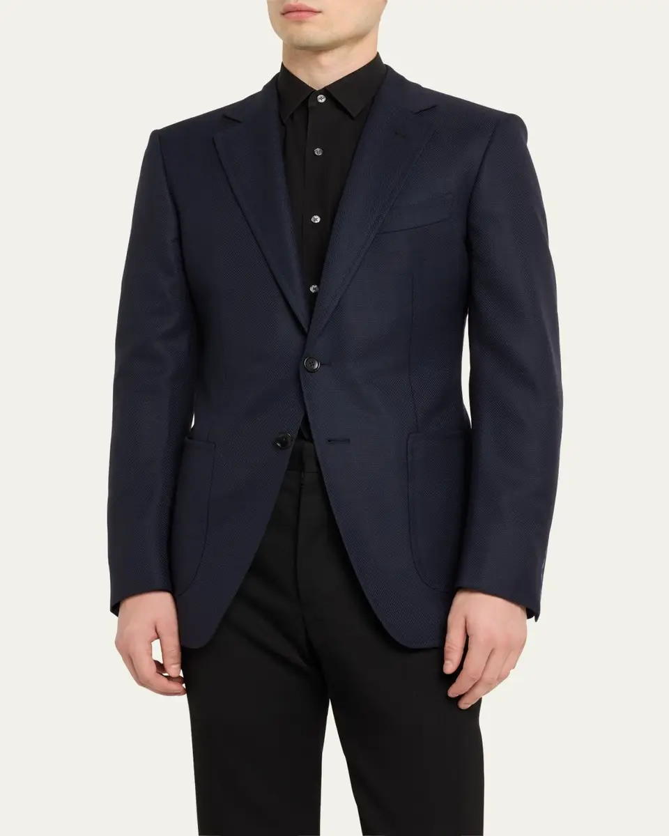 Tom Ford Men's O'Connor Patch Pocket Sport Jacket | Thumbnail 4