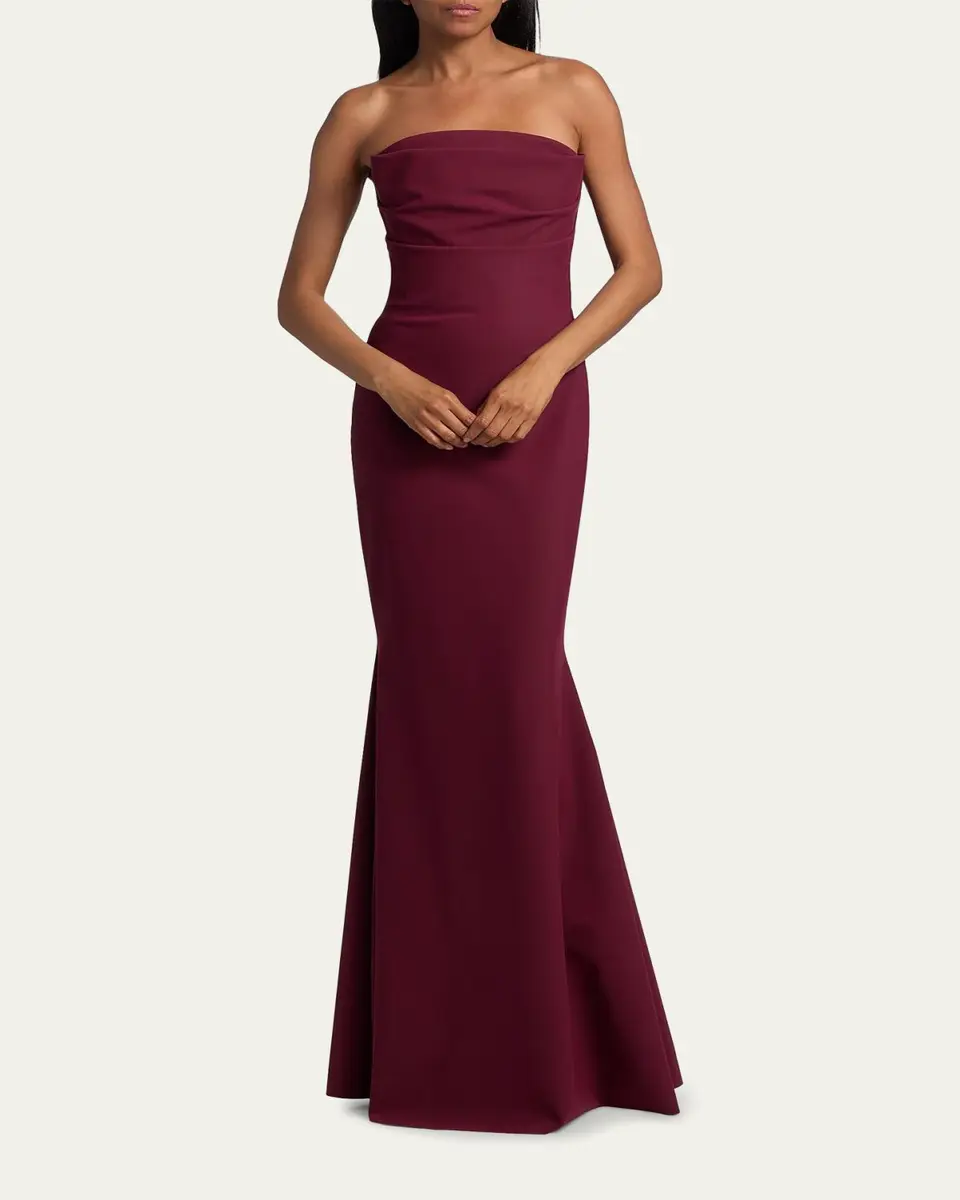 Chiara Boni La Petite Robe Vepse Strapless Mermaid Gown | Thumbnail 2 Chiara Boni La Petite Robe Vepse Strapless Mermaid Gown | Thumbnail 2