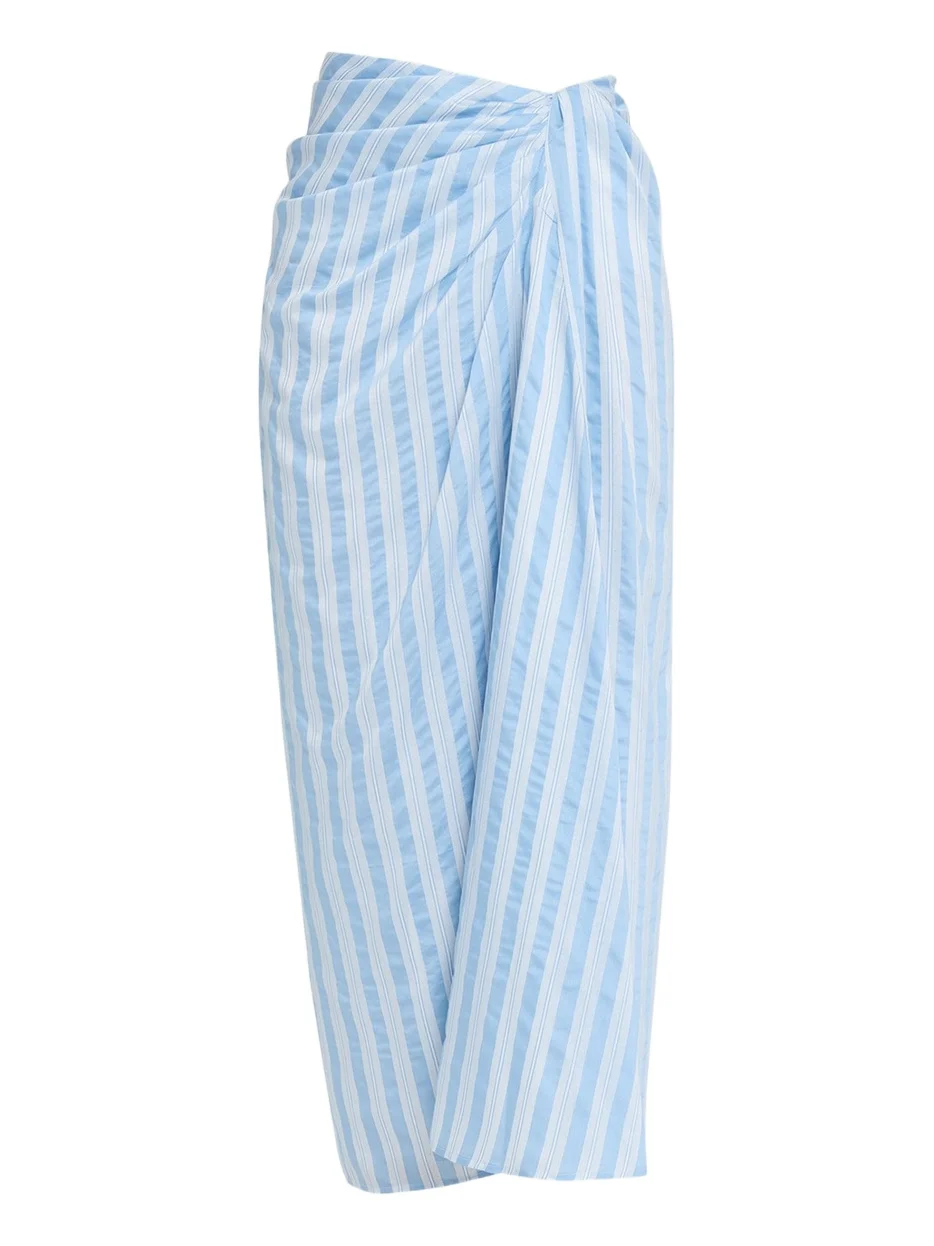 Liorra Draped Midi Skirt