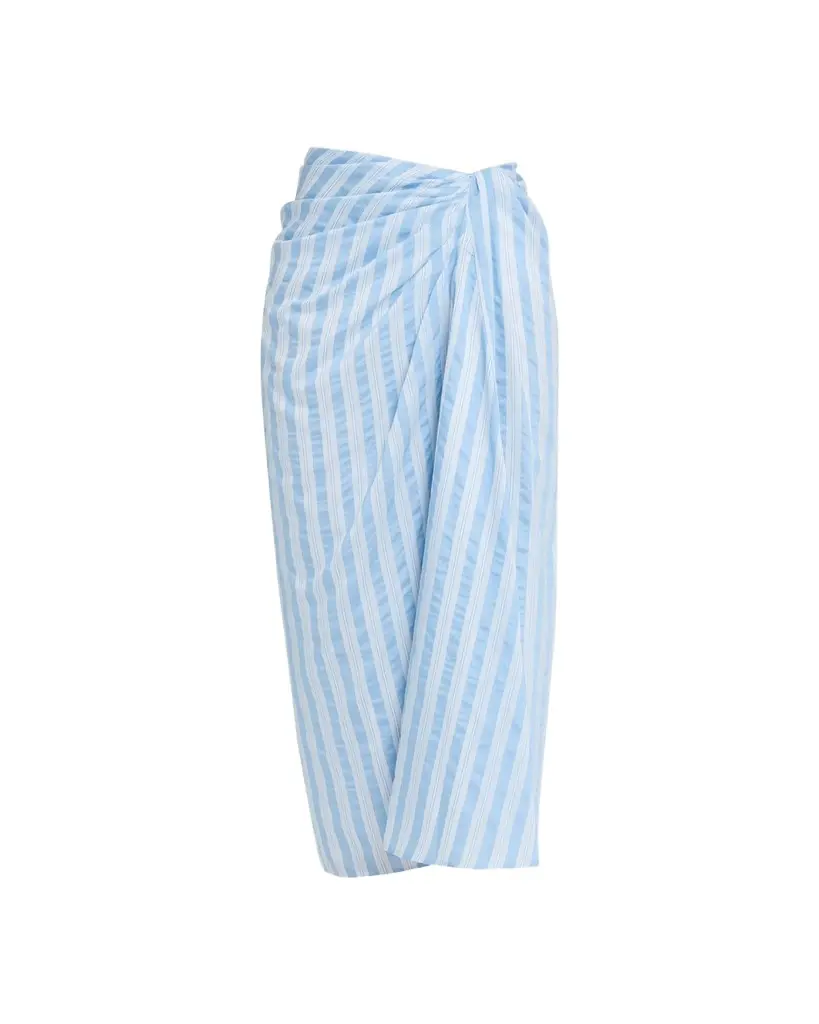 Simkhai Liorra Draped Midi Skirt | Image 1 Simkhai Liorra Draped Midi Skirt | Image 1