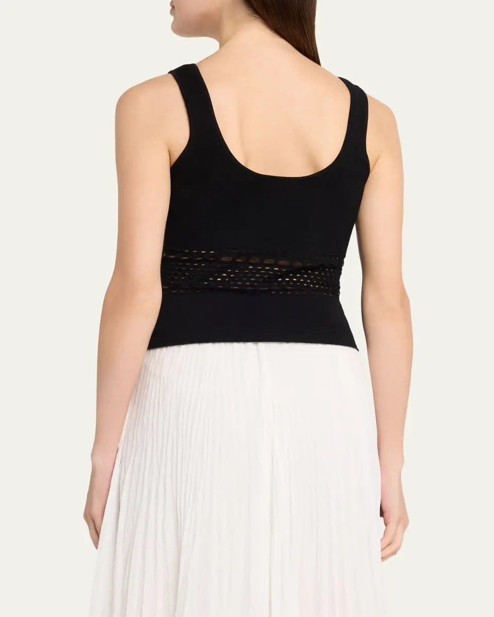 Simkhai Fitzgerald Open-Work Tank Top | Thumbnail 3