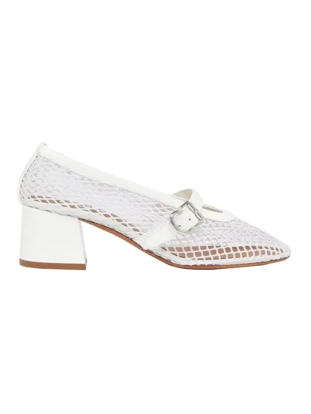 55mm Fishnet Ballerina Pumps 55mm Fishnet Ballerina Pumps