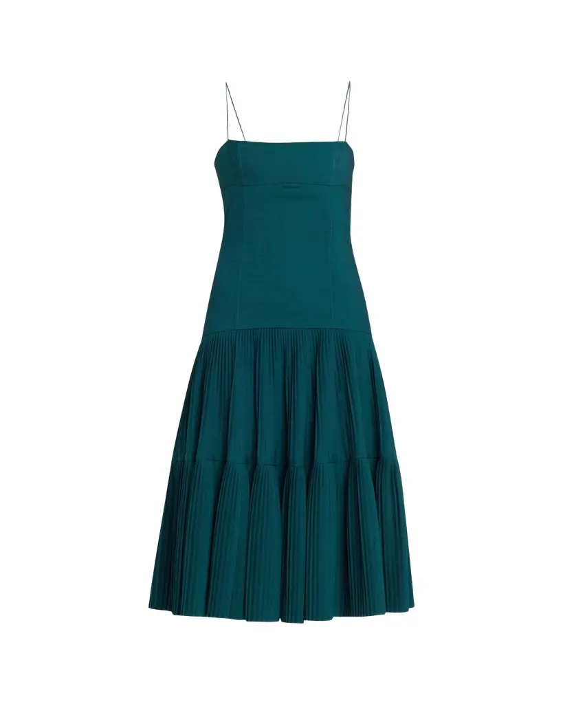 Ulla Johnson Matilda Wool Drop-Waist Midi Dress | Image 1 Ulla Johnson Matilda Wool Drop-Waist Midi Dress | Image 1