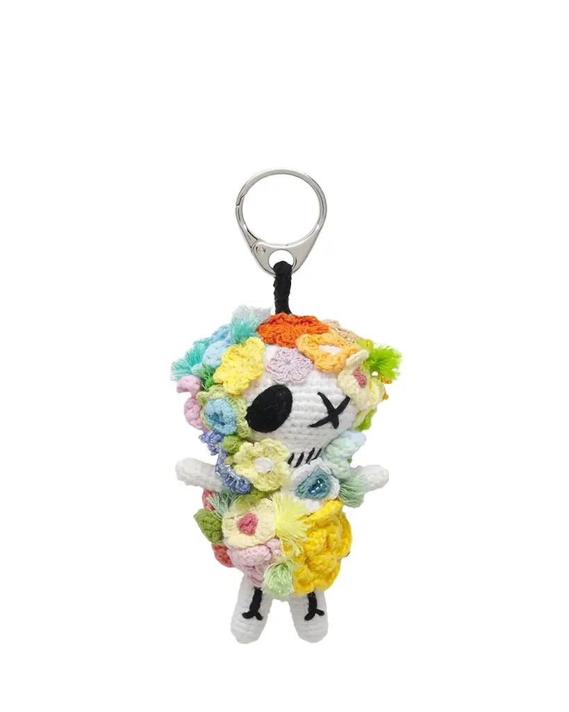 Alexander McQueen The Doll Rose Crochet Bag Charm | Image 1 Alexander McQueen The Doll Rose Crochet Bag Charm | Image 1