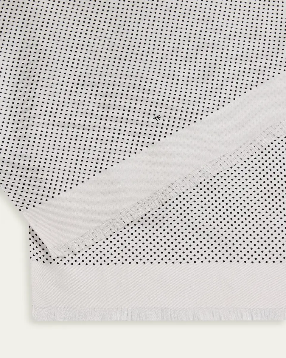 Tom Ford Micro Polka Dot Silk Scarf | Thumbnail 4 Tom Ford Micro Polka Dot Silk Scarf | Thumbnail 4