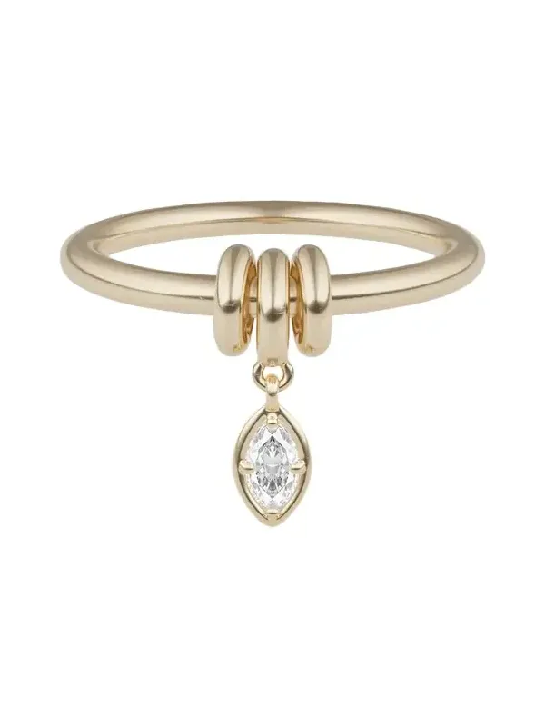 Pia Marquise Diamond Yellow Gold Ring Pia Marquise Diamond Yellow Gold Ring