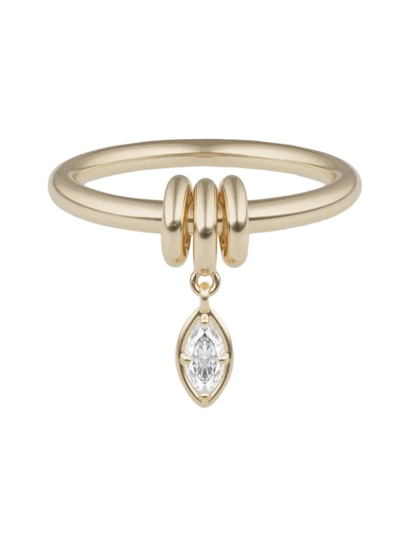 Pia Marquise Diamond Yellow Gold Ring
