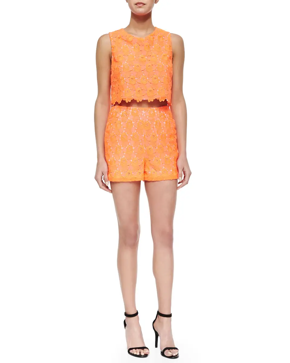 OSSOU Sienna Cotton Twill Ribbon Tie Top | Thumbnail 4