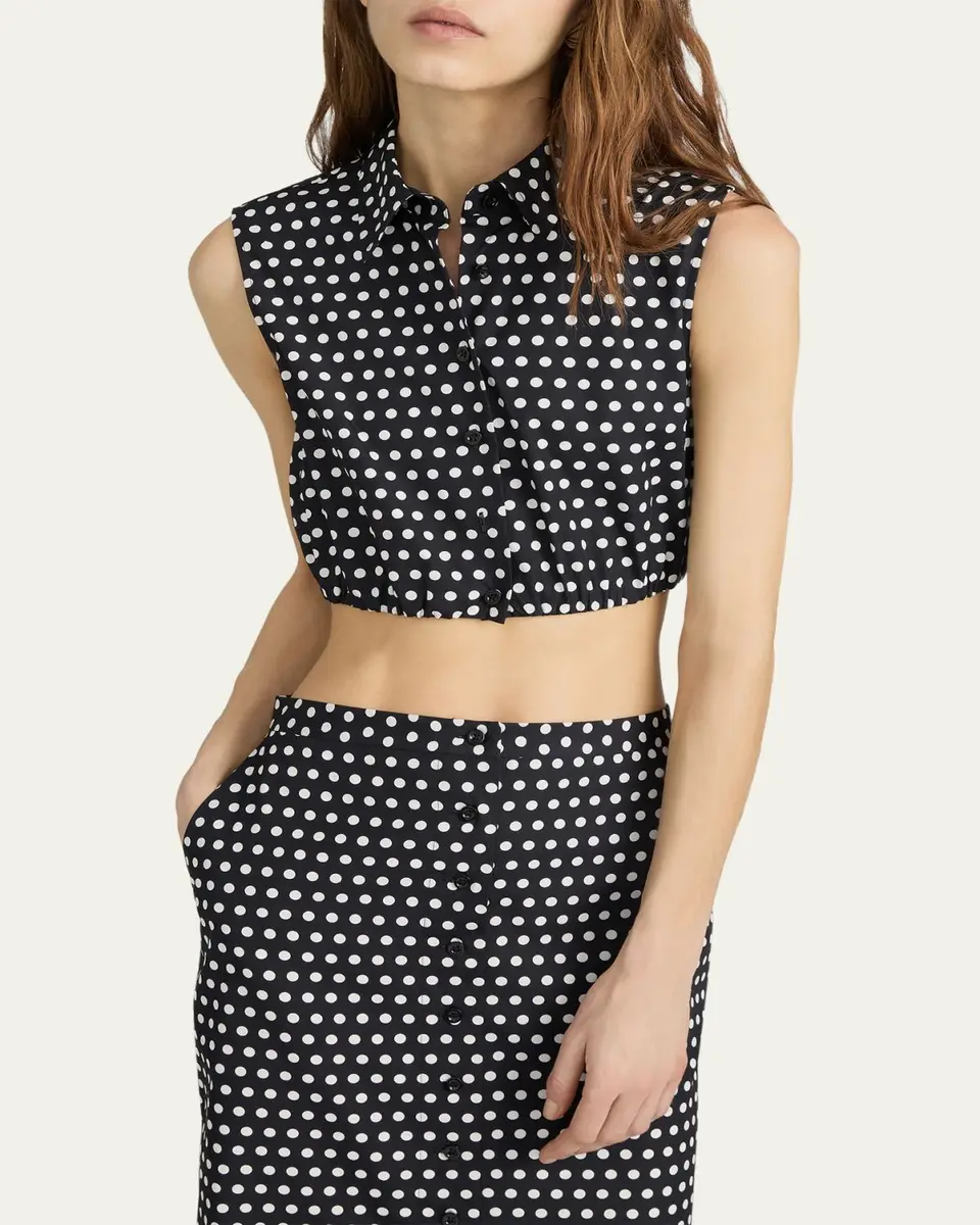 Frame The Polka Dot Top | Thumbnail 3