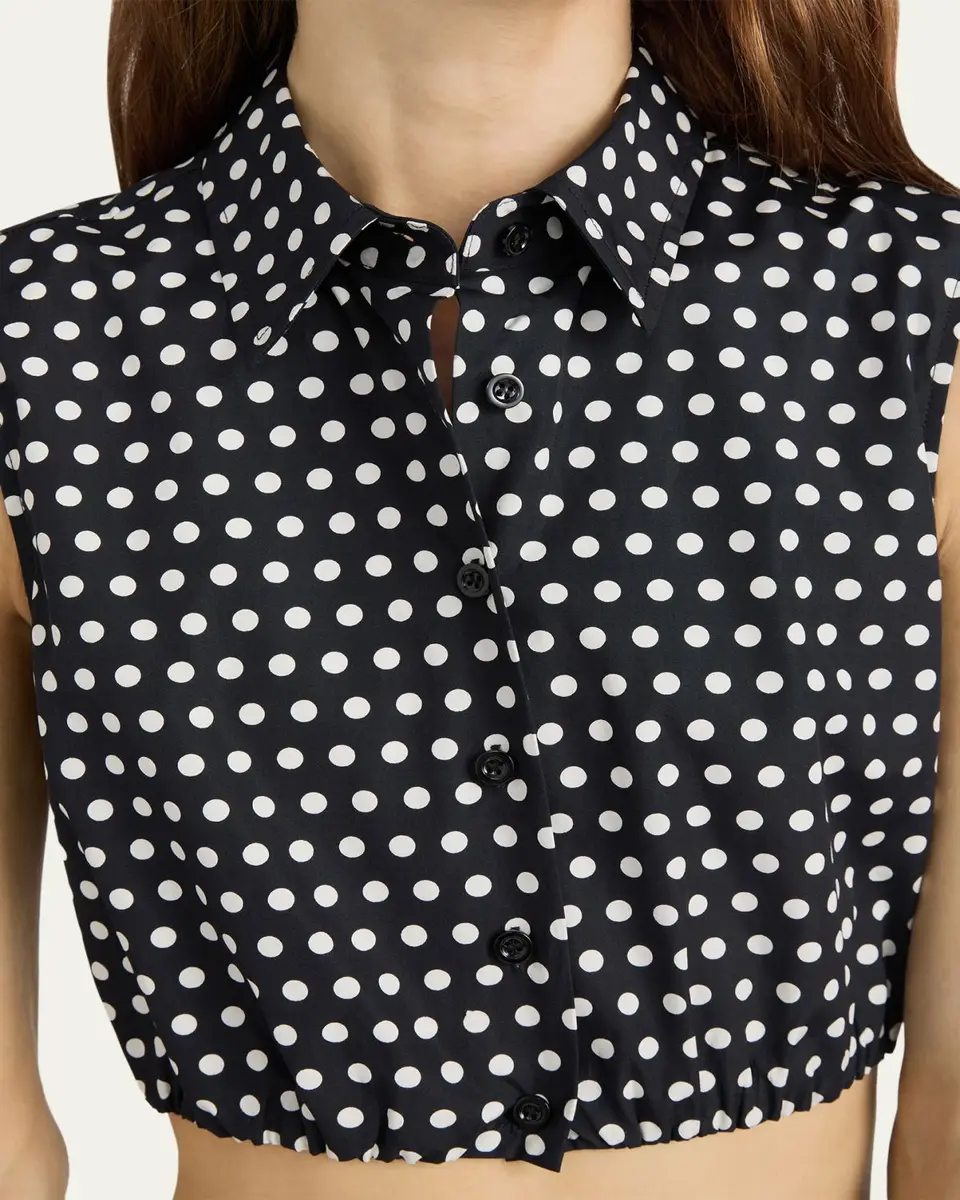 Frame The Polka Dot Top | Thumbnail 4