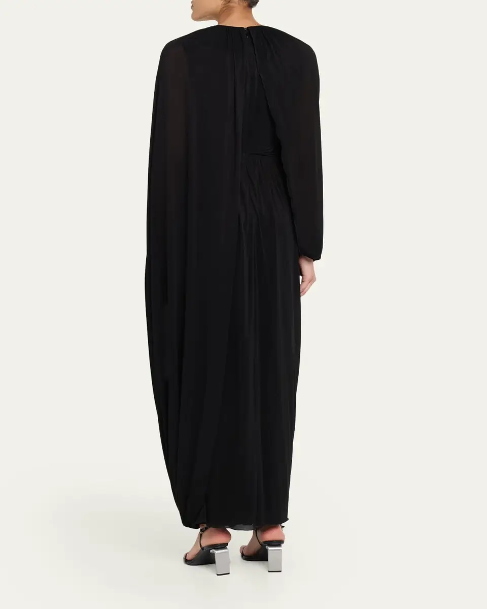 FFORME Kahlo Assymetric Draped Loop Jersey Dress | Thumbnail 3 FFORME Kahlo Assymetric Draped Loop Jersey Dress | Thumbnail 3