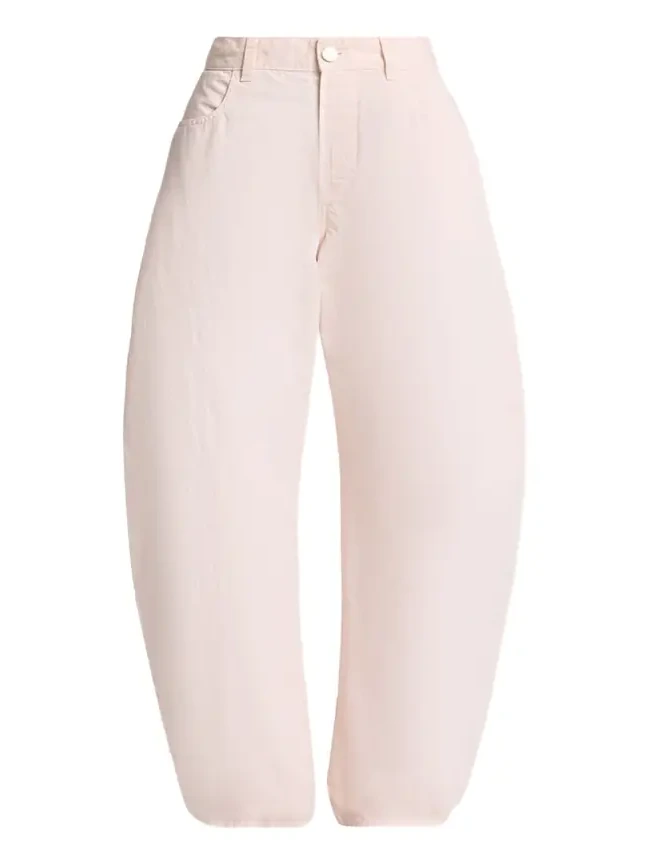 Tinted Denim Barrel-Leg Pants Tinted Denim Barrel-Leg Pants