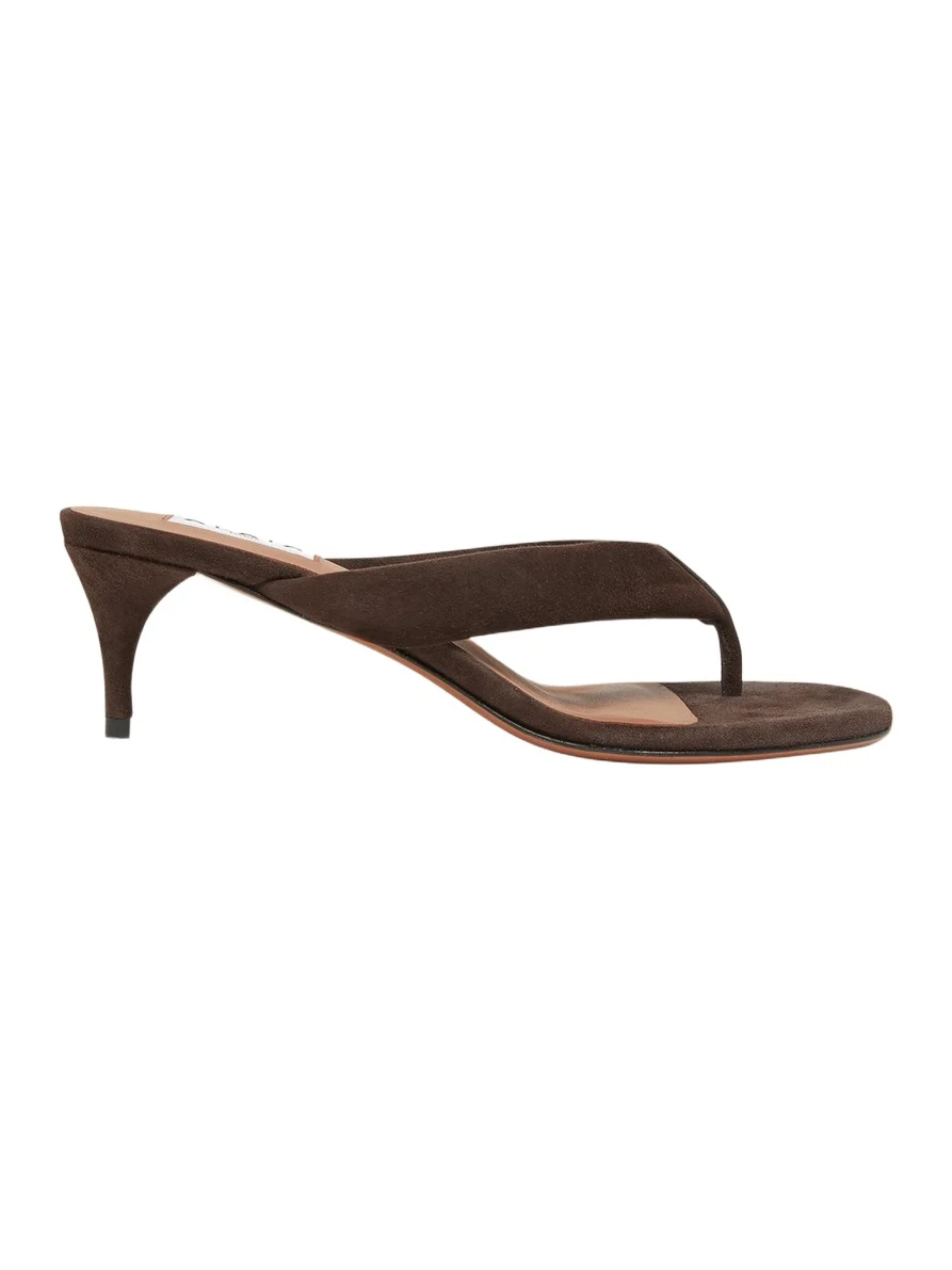 55mm Padded Suede Thong Sandals 55mm Padded Suede Thong Sandals