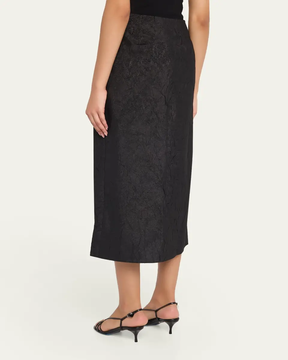 Ulla Johnson Ellis Taffeta Midi Skirt | Thumbnail 3 Ulla Johnson Ellis Taffeta Midi Skirt | Thumbnail 3