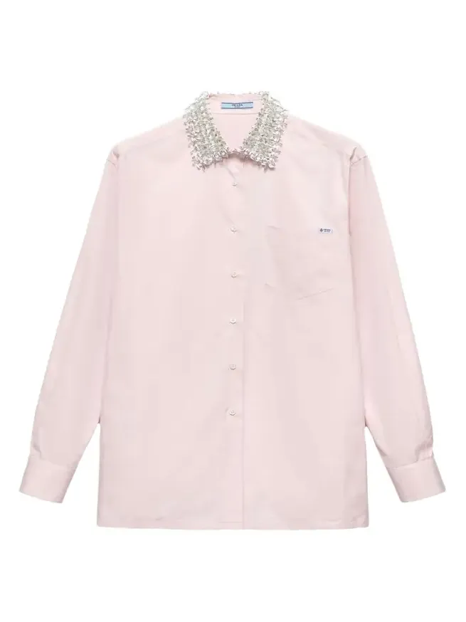 Embroidered Poplin Shirt Embroidered Poplin Shirt