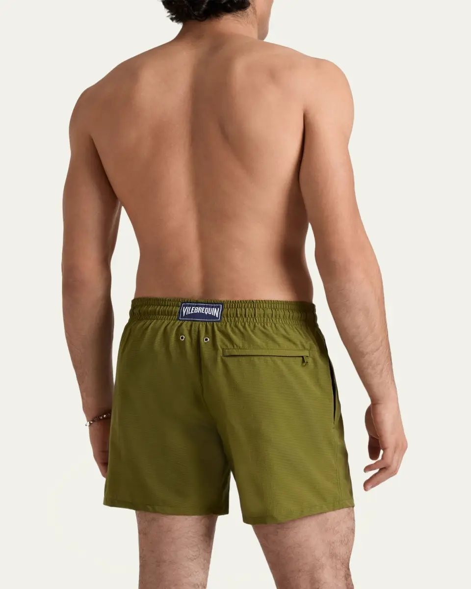 Vilebrequin Men's Micro-Perforated Packable Swim Trunks | Thumbnail 3 Vilebrequin Men's Micro-Perforated Packable Swim Trunks | Thumbnail 3