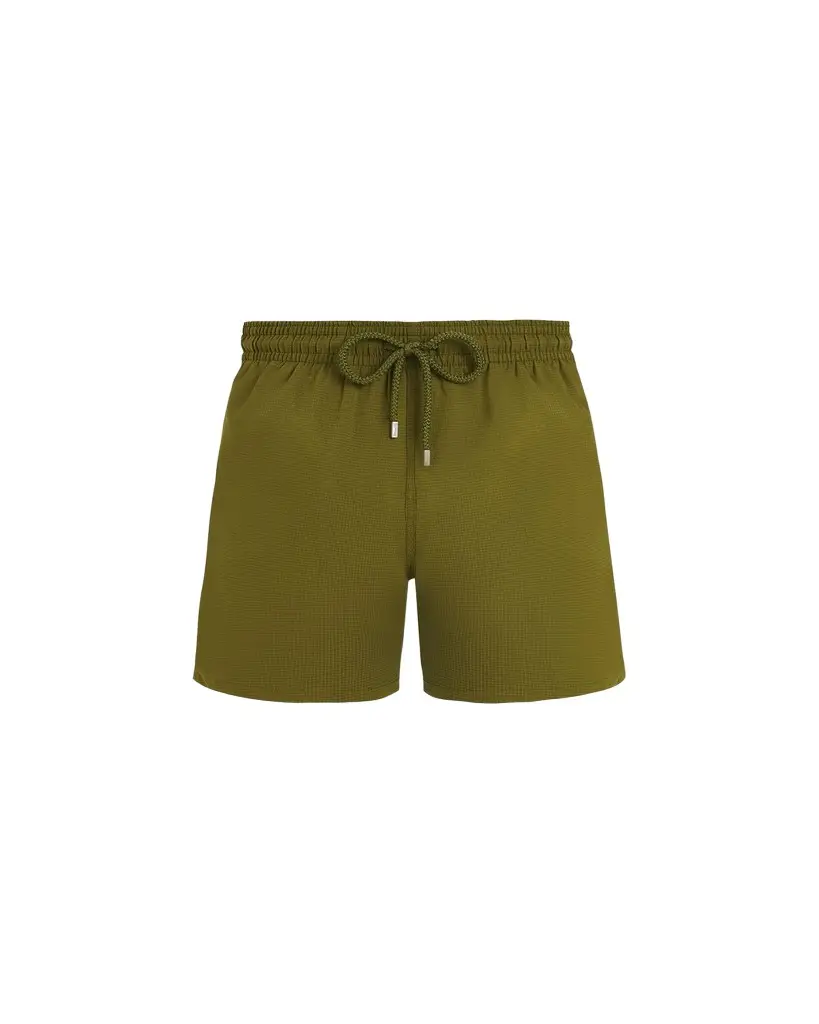 Vilebrequin Men's Micro-Perforated Packable Swim Trunks | Image 1 Vilebrequin Men's Micro-Perforated Packable Swim Trunks | Image 1