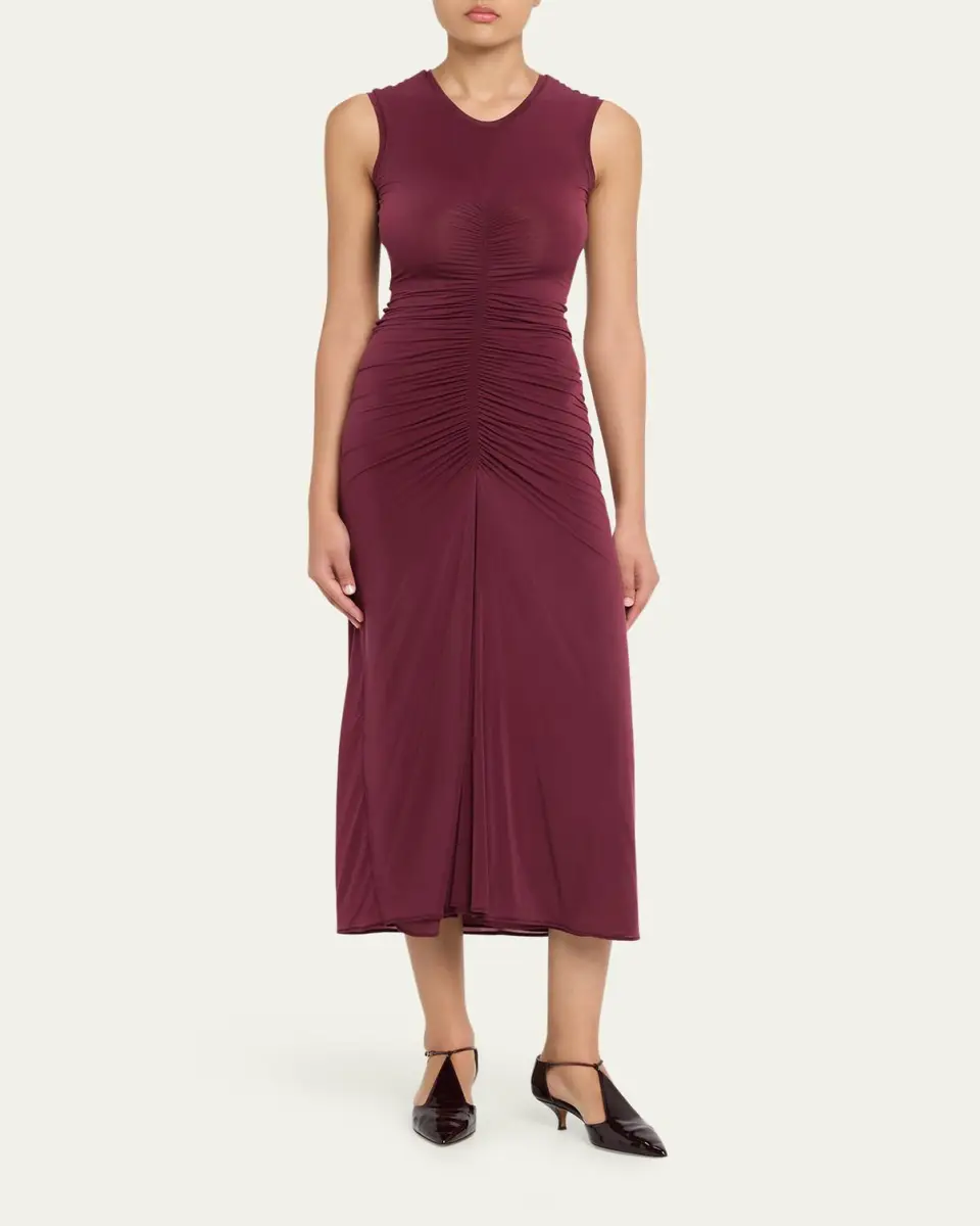 FFORME Gisela Sleeveless Ruched Jersey Dress | Thumbnail 2 FFORME Gisela Sleeveless Ruched Jersey Dress | Thumbnail 2