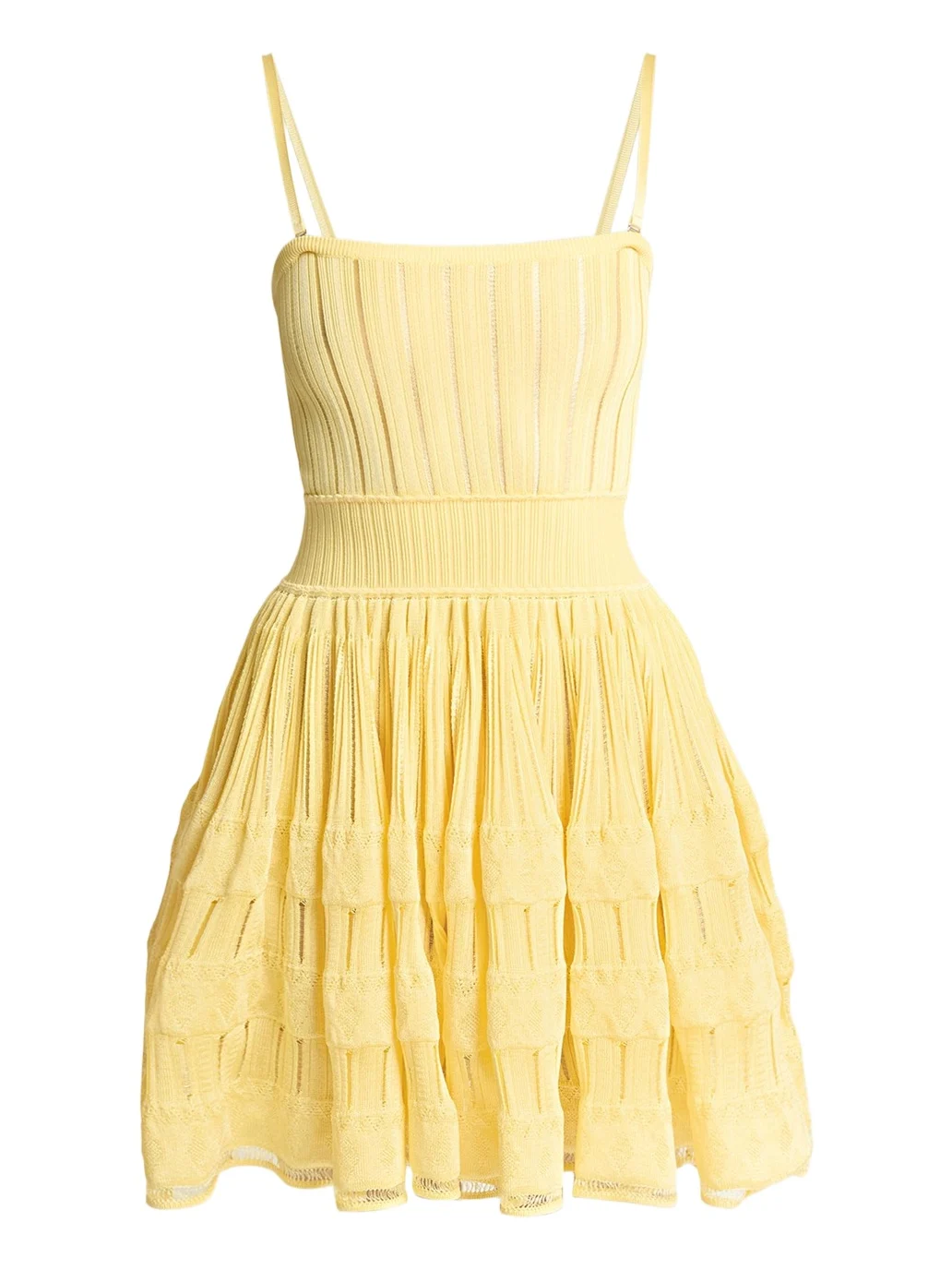 A-Line Crinoline Mini Dress with Removable Straps