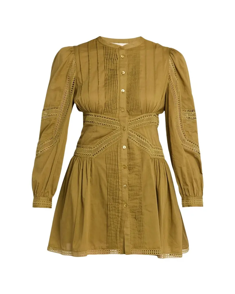 Ulla Johnson Elysia Embroidered Cotton Mini Dress | Image 1 Ulla Johnson Elysia Embroidered Cotton Mini Dress | Image 1