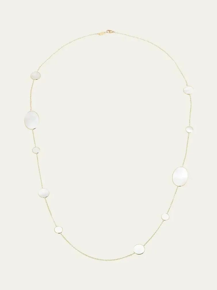 Multi Shape Necklace in 18K Gold