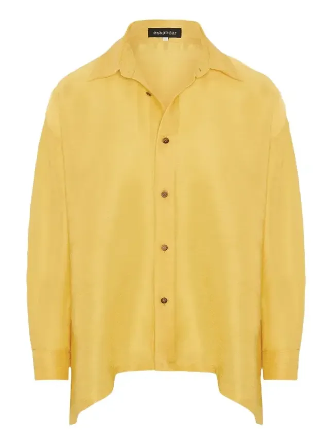 A-Line Silk Plisse Shirt A-Line Silk Plisse Shirt