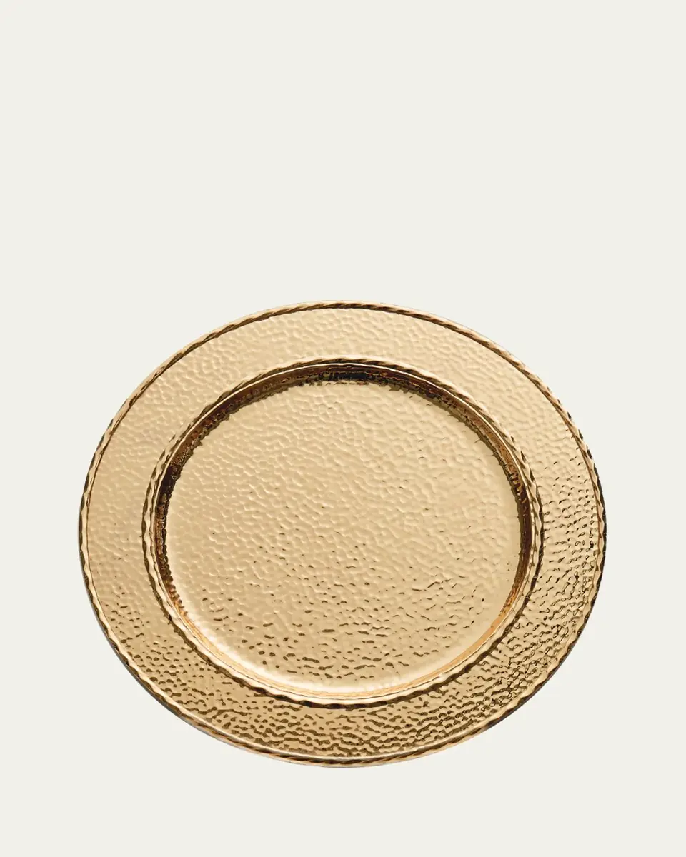 Michael Aram Hammertone Goldtone Charger | Thumbnail 2