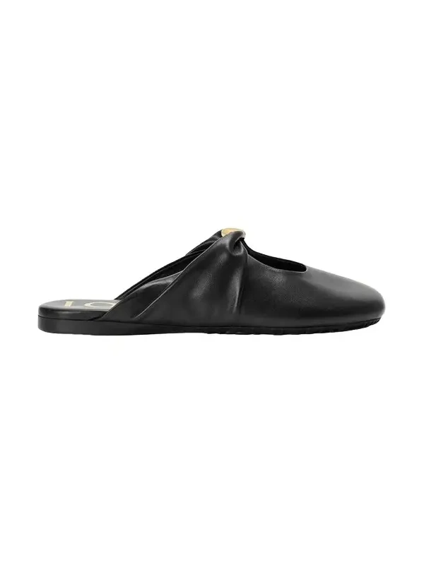 Pebble Soft Leather Mules