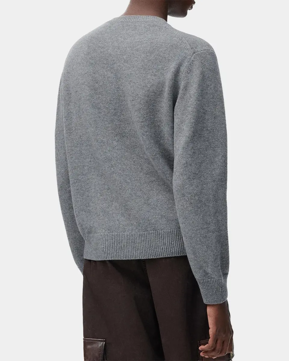 Loewe Men's Wool Mini-Anagram Crewneck Sweater | Thumbnail 3 Loewe Men's Wool Mini-Anagram Crewneck Sweater | Thumbnail 3