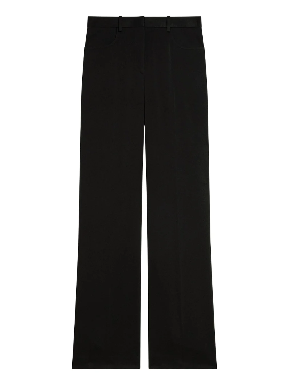 Slim-Straight Satin Pants Slim-Straight Satin Pants
