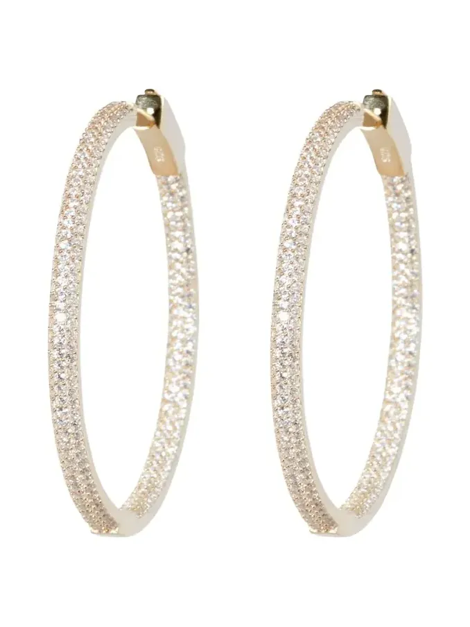 Slim Tire Hoop Earrings