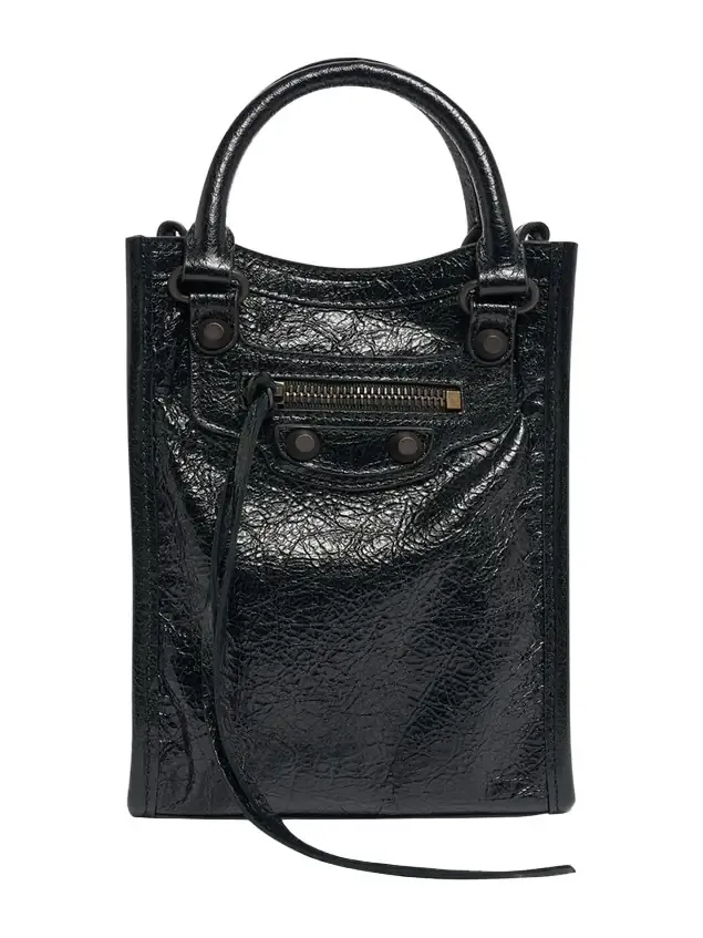 Le City Leather Tote Phone Holder Le City Leather Tote Phone Holder