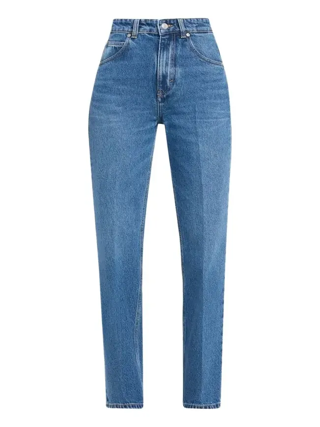 Julia High-Rise Straight-Leg Jeans
